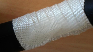 Preview: Resonator Wickelband weiß / Preis pro Meter