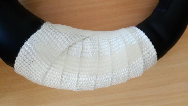 Preview: Resonator Wickelband weiß / Preis pro Meter