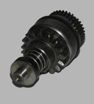 Getriebe mit Freilauf / Gearbox with clutch f. E-Starter