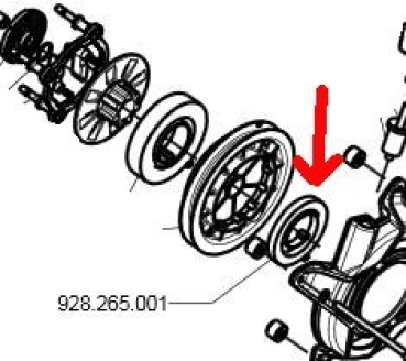 Starterfeder / Spring for Startwheel