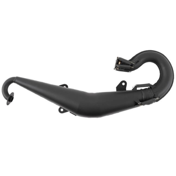 Exhaust black MY20, with plate, without silencer
