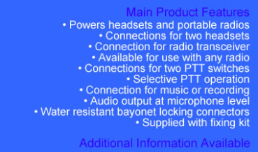 LYNX Strom-Funkgerätschnittstelle/ Radio Power Interface