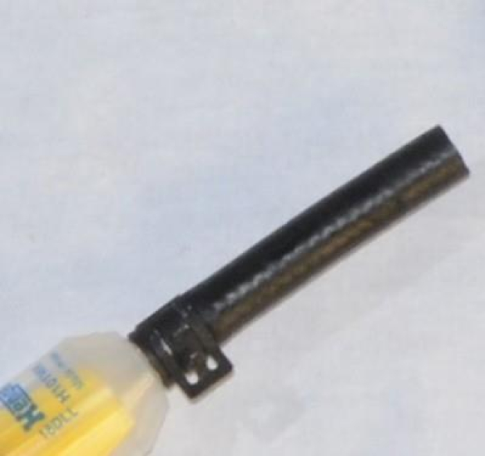 Benzinschlauch 13cm schwarz/ petroltube