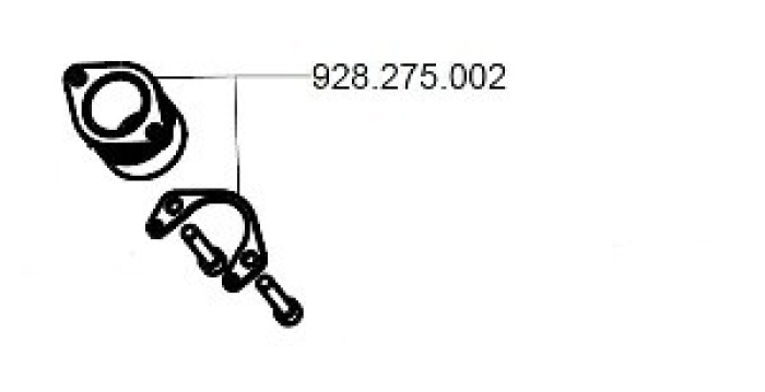 Abgasstutzen/ALUMINIUM EXHAUST FLANGE 