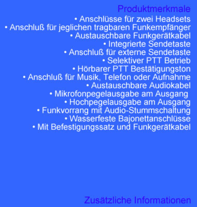 LYNX Funkgeräteschnittstelle / Radio Interface unit